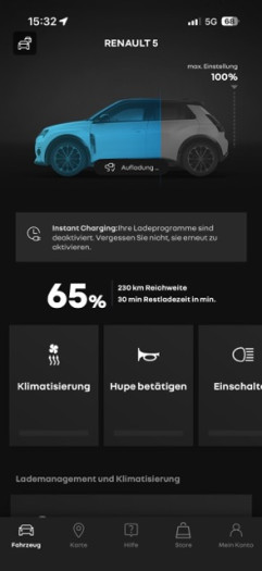 Renault 5: App (Bild: Dirk Kunde)